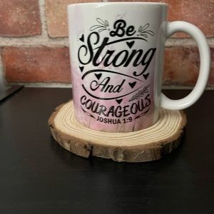 Personalized mug alphabet and Bible phrases